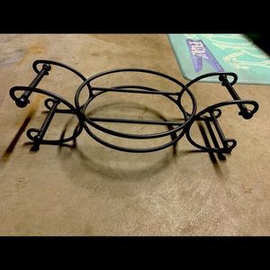 Longaberger Wrought Iron Convertible Caddy Casserole Stand